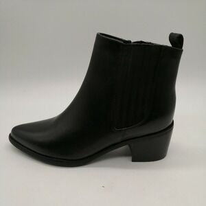 Aqua College Boots Womens Karlie Black 6 Waterproof Ankle Bootie Shoe Leather